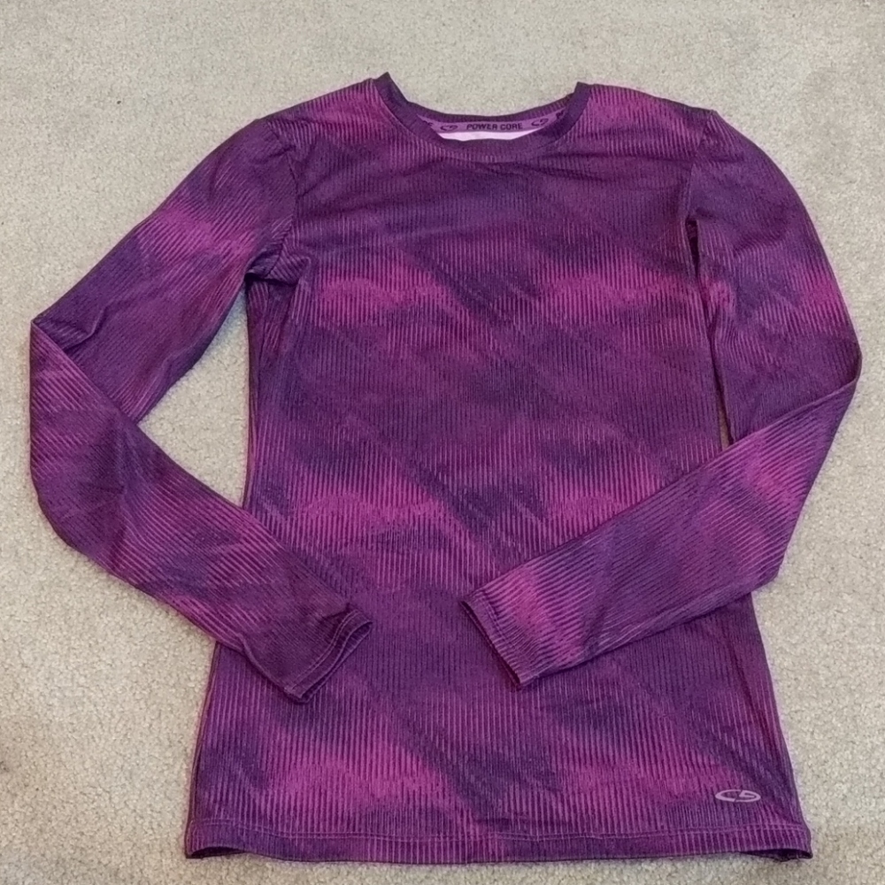 Athletic thermal spandex top